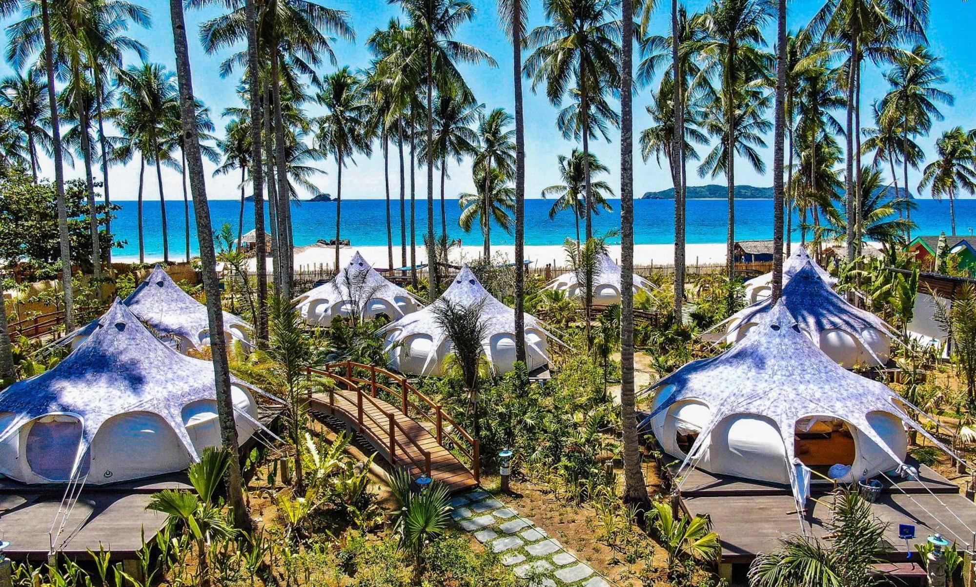 Nacpan Beach Glamping El Nido Bagian luar foto