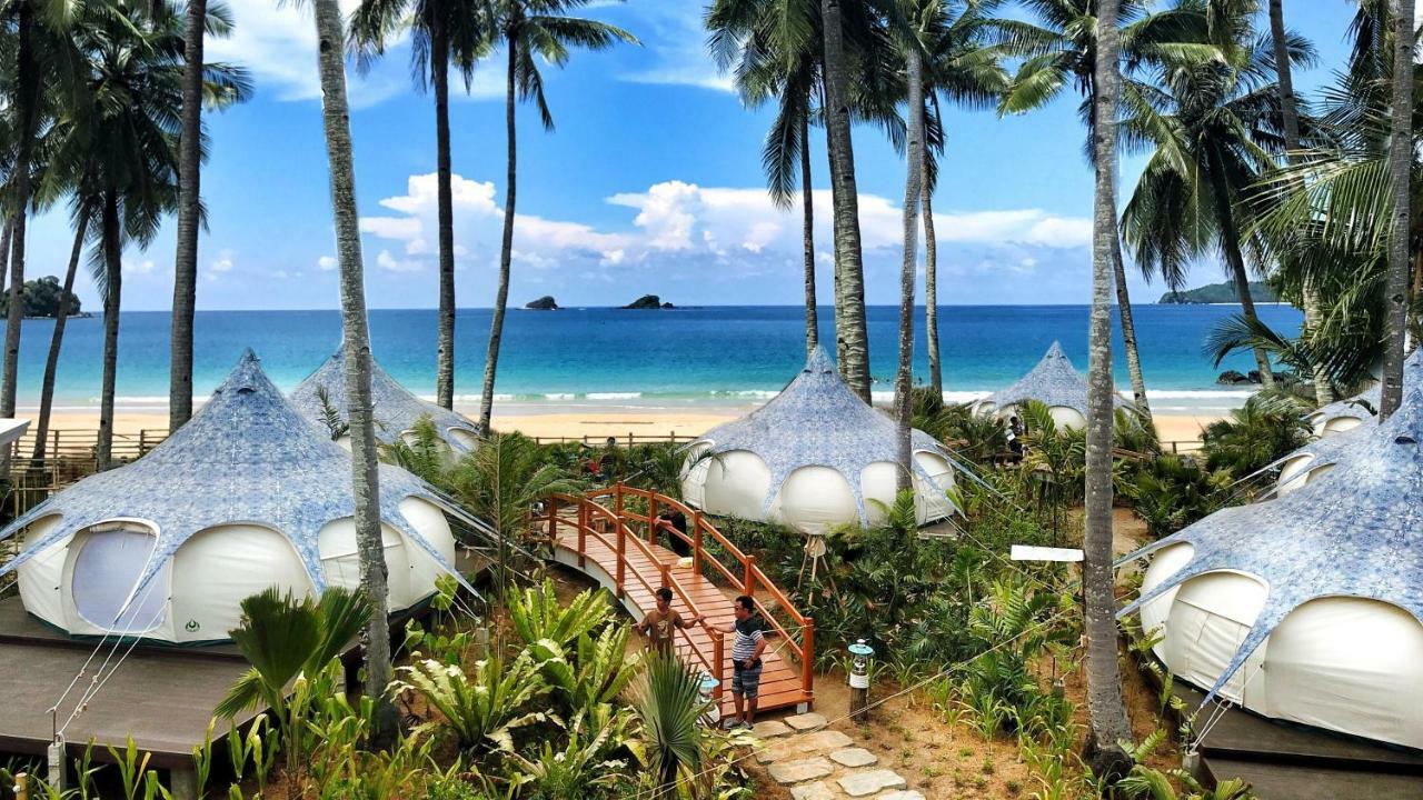 Nacpan Beach Glamping El Nido Bagian luar foto